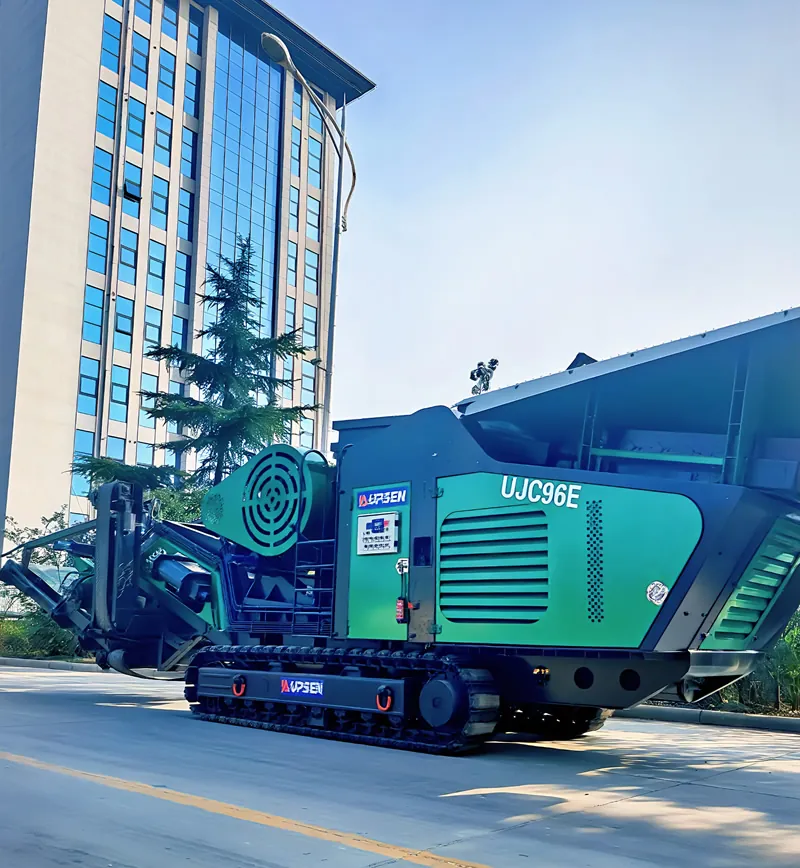 UJC96E tracked mobile jaw crusher