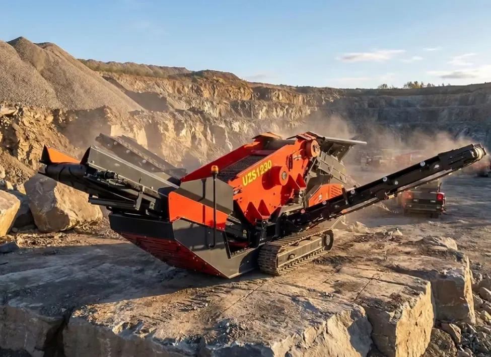 UZS1230 tracked mobile scalping screener